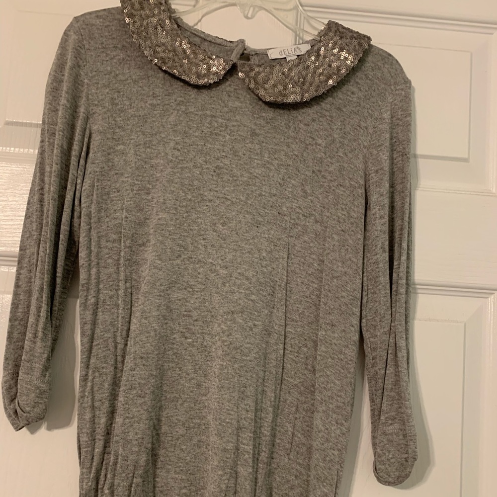 Sequin Peter Pan Top.